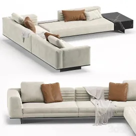 Minotti roger modular sofa
